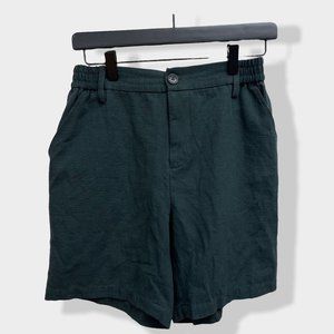 PAINKILLER Atelier Dark Green High‎ Rise Shorts